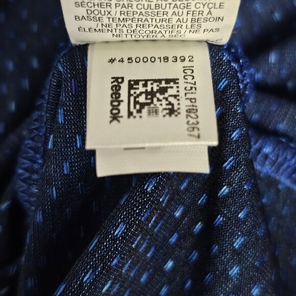 🏆381 Reebok Stride Performance Blue Short Sleeve T-Shirt - Picture 5 of 8